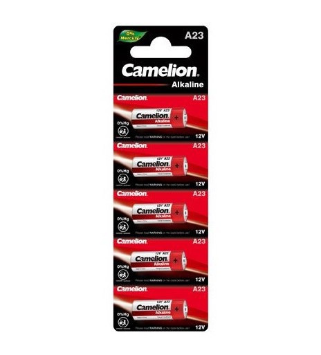 Baterie Camelion A23 alcalina 12V MN21 LRV08 23A V23GA set 5 buc.