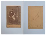 Fotografie de colectie Cabinet, Atelier Tauffer si Veress Gyula, Portret de familie, Kolozsvar, Cluj, Transilvania, Romania, Austro-Ungaria, 1875
