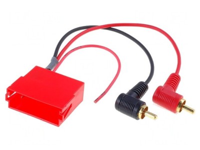 Adaptor ISO mini soclu RCA x2 foto