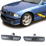 Indicator lateral din sticla clara cu fum negru, cristal, potrivit pentru BMW Seria 3 E36 X5 E53 Performance AutoTuning