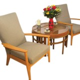Pereche fotolii Parker Knoll PK988/1023, anii &#039;60, Regatul Unit