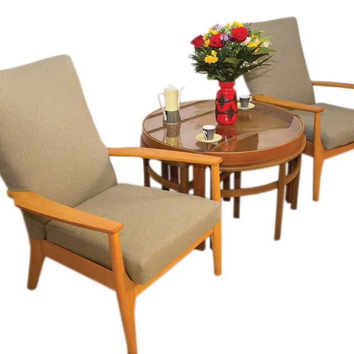REDUCERE! Pereche fotolii Parker Knoll PK988/1023, anii &#039;60, Regatul Unit