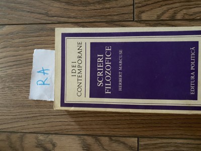 Idei contemporane - Scrieri filozofice - Gerbert Marcuse Ra foto
