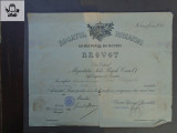 Brevet - medalia Avantul tarii pt campania din 1913 - semnat generalul Harjeu