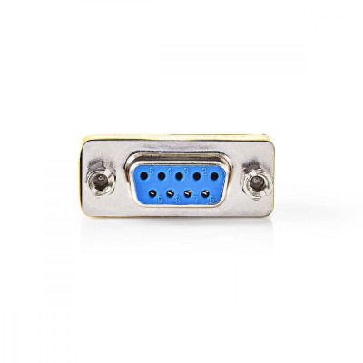 Adaptor D-SUB serial RS232 9 pini mama - 9 pini mama metal Nedis foto