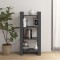 Gossi biblioteca/separator camera,gri, 60x35x125 cm, lemn masiv pin