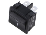 Rocker SPDT 2 ON-ON 6A/250VAC Negru PR Corp