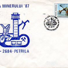 Romania 1987, Expo Filatelica Ziua Minerului, Petrila