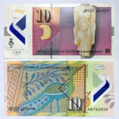 = MACEDONIA ? 10 DINARA ? 2018 ? UNC = foto