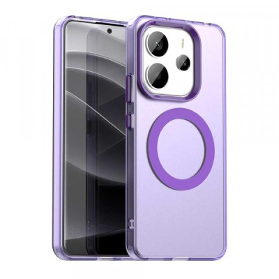 Husa MagSafe pentru Xiaomi Redmi Note 14 4G (Standard), Techsuit, CandyCase, Mov foto