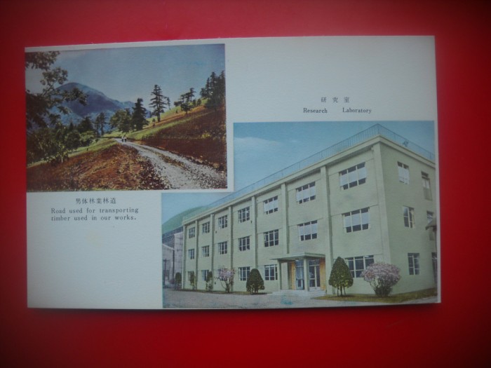 HOPCT 5459 LABORATORUL DE CERCETARI NIKKO -JAPONIA -ASIA-NECIRCULATA