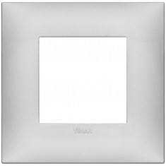 Rama Ornament rectangulara 2M Vimar Neve argintiu mat 09662.21