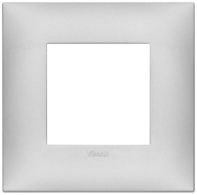 Rama Ornament rectangulara 2M Vimar Neve argintiu mat 09662.21 foto
