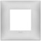Rama Ornament rectangulara 2M Vimar Neve argintiu mat 09662.21