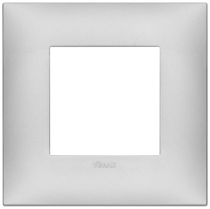 Rama Ornament rectangulara 2M Vimar Neve argintiu mat 09662.21