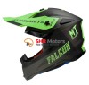 Casca cross MT Falcon System D6 verde fluor mat, MT Helmets