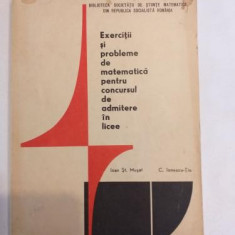 Ioan St. Musat C. Ionescu-Tiu - Exercitii si probleme de matematica pentru concursul de admitere in licee