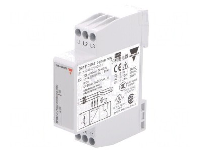 Releu Monitorizare Tensiune DIN SPDT DPA51CM44 foto