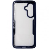 Husa tip 360, spate si fata, plastic si TPU bleumarin, pentru Samsung Galaxy A36 5G, A56 5G