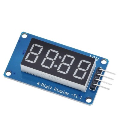 Display 4-Digit, LED display module with clock for Arduino (d.976) foto