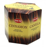 Conuri parfumate hem cinnamon backflow - 40 buc, Stonemania Bijou