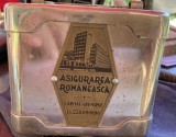 Pușculiță metalică Asigurarea Rom&acirc;nească anii&#039;30