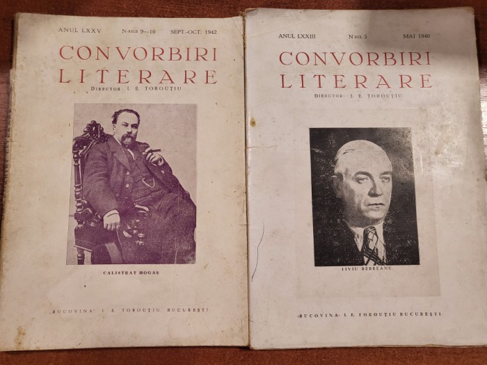 Convorbiri literare nr.5/1940, nr.9-10/1942