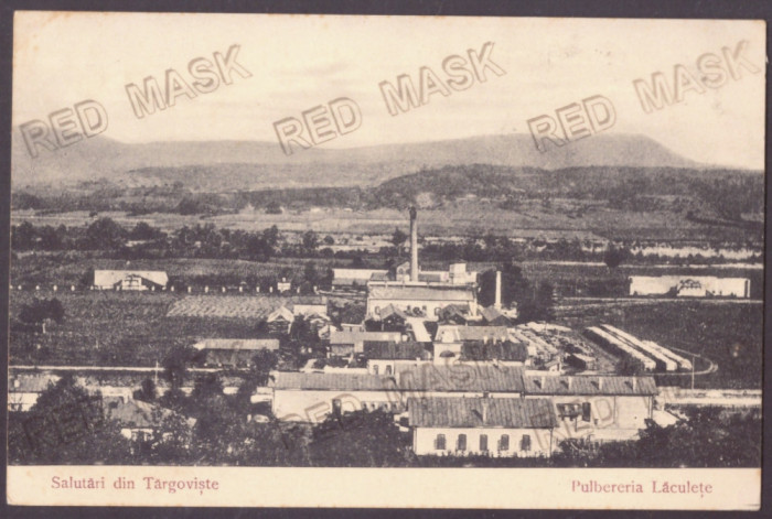 3497 - TARGOVISTE, Pulberaria Laculete, Romania - old postcard - used - 1908