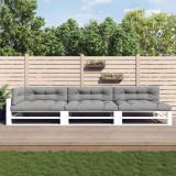 vidaXL Perne de paleți, 7 buc., gri, material textil