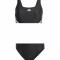 Bikini femei Adidas IB5985, 3 dungi, negru alb, D 32 - OUTLET