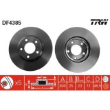 Set discuri frana fata TRW, Mazda 3 (Bk), 10.2003-12.2009, Mazda 3 (BK, BL), 1999-09.2014, Mazda 5 (Cr19), 02.2005-12.2010, Mazda 5 (Cw), 06.2010-, F