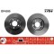 Set discuri frana fata TRW, Mazda 3 (Bk), 10.2003-12.2009, Mazda 3 (BK, BL), 1999-09.2014, Mazda 5 (Cr19), 02.2005-12.2010, Mazda 5 (Cw), 06.2010-, F