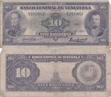 1959 ( 18 VI ) , 10 bol&iacute;vares ( P-31d.1 ) - Venezuela