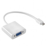 Mini DisplayPort to VGA adapter cable, white, blister, Gembird