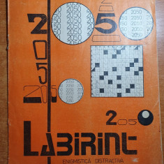 revista labirint 205 - revista enigmistica distractiva anii '80