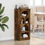 vidaXL Bufet Stejar fumuriu 40 x 35 x 100,5 cm Lemn compozit 891299