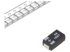 Condensator tantal-polimer 68&micro;F 25V SMD