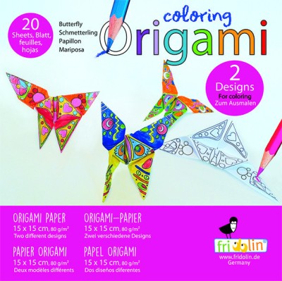 Origami Fluturasi de colorat, Fridolin foto