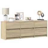 Cumpara ieftin Dulap TV, stejar sonoma, 140x34x50 cm, lemn compozit