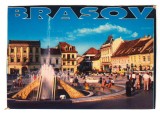 CPIB 23578 CARTE POSTALA - BRASOV, PIATA SFATULUI, CIRCULATA, 1999, STAMPILE, TIMBRU