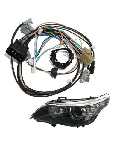 Cablaj far stanga pentru BMW Seria 5 E60, E61 Facelift cu AFS (2007 - 2010)