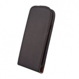 Husa Piele Flip Elegance Neagra Motorola Moto E Slim