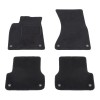 Set covorase auto mocheta Velor AUDI A6 (4G/C7), 01.2011-09.2018, negru,