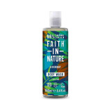 Gel de Dus Natural Hidratant cu Cocos Travel Size 100 mililitri Faith In Nature