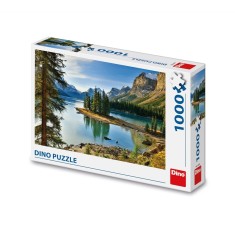Puzzle 1000 piese, Lacul Maligne ? DINO TOYS foto