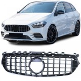 Grila sport radiator neagra lucioasa cromata, potrivita pentru Mercedes B-Class W247 din 18 Performance AutoTuning