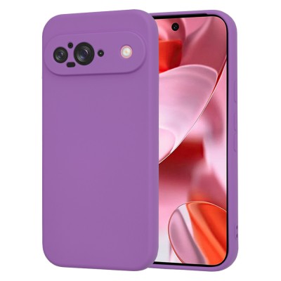 Husa silicon Google Pixel 9 Techsuit SoftFlex, mov foto