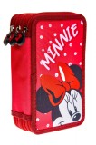 Penar cu 3 fermoare, echipat, 39 piese, Minnie Mouse, Litera