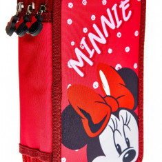 Penar cu 3 fermoare, echipat, 39 piese, Minnie Mouse