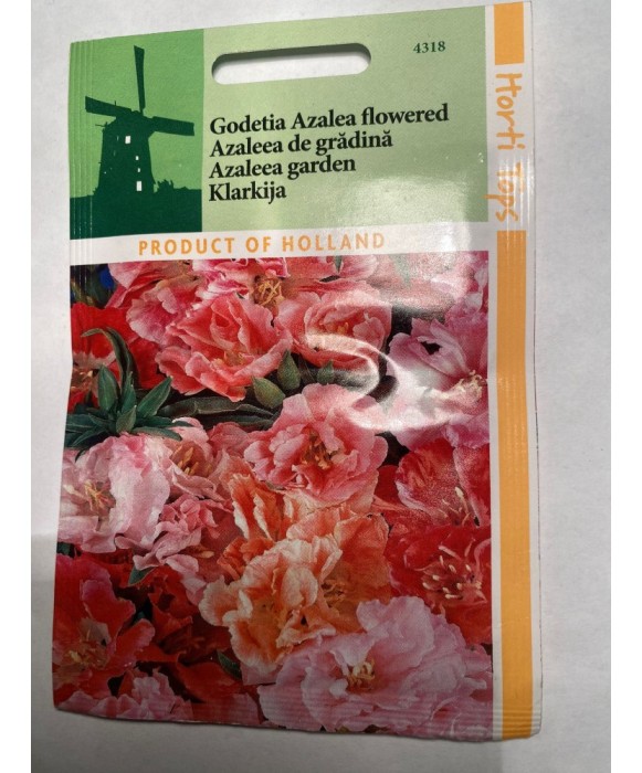 Seminte flori Godetia Azaleaflora &ndash; Azalea De Gradina Horti Tops 0,5 g.